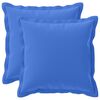 vidaXL Kussensloop 2 st HOUTEN Koninklijk Blauw 50 x 50 cm Polyester