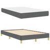 vidaXL Boxspringbed met matras Donkergrijs 120 x 200 cm Stof