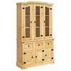 vidaXL Hoge kast Corona 112x43x191,5 cm Mexicaans grenenhout bruin