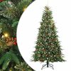 vidaXL Kunstmatige Inklapbare Kerstboom Groen 240 cm PE en PVC