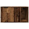 vidaXL Kattenbakkast 80x50x45 cm bewerkt hout oud houtkleurig