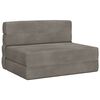 vidaXL Vouwbare Bankbed Lichtgrijs 70 x 72 x 60 cm Stof
