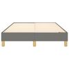 vidaXL Boxspring bed 120x200 cm stof donkergrijs