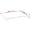vidaXL Bureaublad rechthoekig 100x80x2,5 cm onbehandeld eikenhout