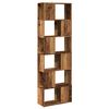 vidaXL Boekenkast/kamerscherm 60x24x186 cm oud houtkleurig