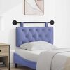 vidaXL Hangend Hoofdeinde Jeans Blauw 90 x 55 x 7 cm Stof