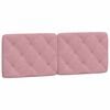 vidaXL Hoofdbordkussen 140 cm fluweel roze