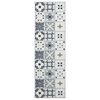 vidaXL Vloerkleedloper ORIZ 1150 gsm Grijs en zwart 100% polyestervilt