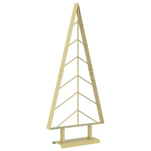 vidaXL Metalen kerstboom met standaard KUOPIO 90 cm Staal Goud