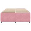 vidaXL Bedframe fluweel roze 160x200 cm