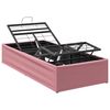 vidaXL Elektrisch Verstelbaar Bedframe Roze 200 x 90 x 33,5 cm Staal