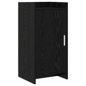 vidaXL Dressoir Zwart eiken 40 x 36 x 80 cm Bewerkt hout