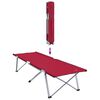 vidaXL Opvouwbaar Camping Bed Rood 62 x 194 x 42 cm Oxford stof
