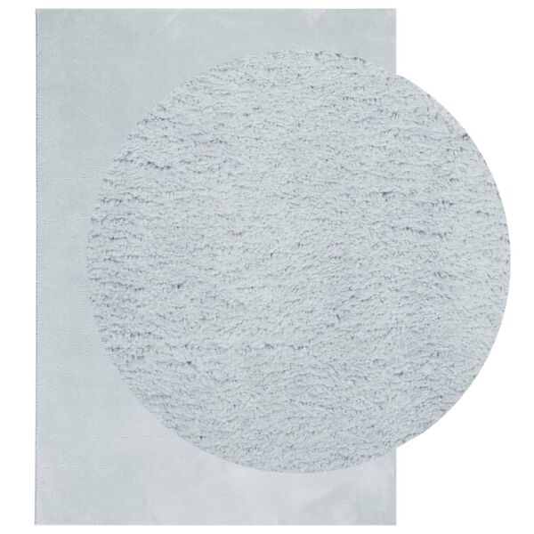 vidaXL Vloerkleed HUARTE laagpolig zacht wasbaar 120x170 cm blauw