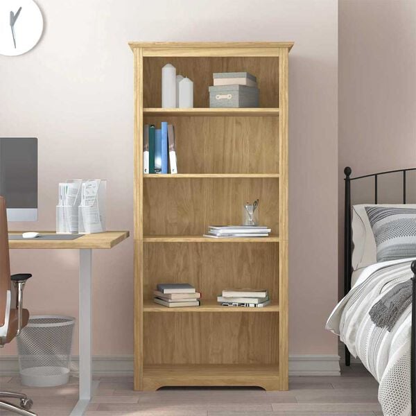 vidaXL Boekenkast BODO Honingbruin 82 x 40 x 173 cm Bewerkt hout