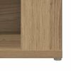 vidaXL Dressoir met lade Artisan Eiken 100 x 30 x 59,5 cm Bewerkt hout