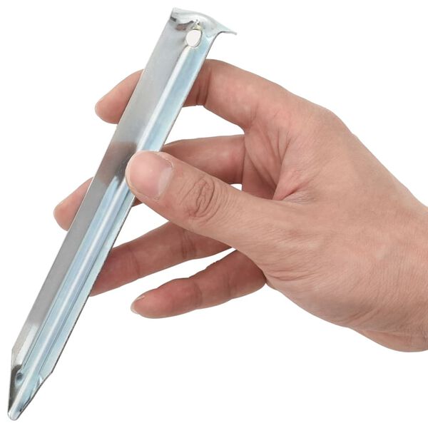 vidaXL Tentharingen 24 st Ø20 mm 17 cm gegalvaniseerd staal