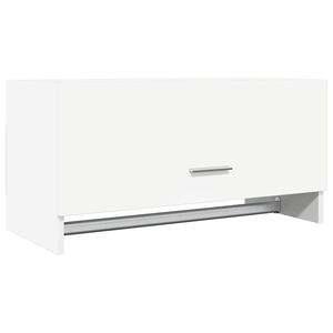 vidaXL Kledingkast 70x32,5x35 cm bewerkt hout wit
