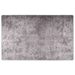 vidaXL Vloerkleed wasbaar 160x230 cm grijs