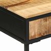 vidaXL Wandtafel met lade Bruin 100 x 55 x 75 cm Massief mangohout