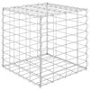 vidaXL Gabion plantenbak verhoogd kubus 40x40x40 cm staaldraad