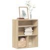 vidaXL Boekenkast 60x30x71,5 cm bewerkt hout sonoma eikenkleurig