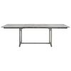 vidaXL Tuintafel (160-240)x100x75 cm massief acaciahout