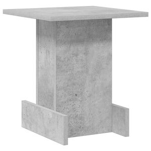 vidaXL Bijzettafel Beton Grijs 35,5 x 35 x 40 cm Bewerkt hout