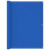 vidaXL Balkonscherm 120x600 cm HDPE blauw