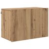 vidaXL TV-wandmeubel Wandgemonteerd 5 pcs Artisan Eiken Bewerkt hout