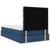 vidaXL Opslag bed met matras met matras Blauw 120 x 200 cm Polyester