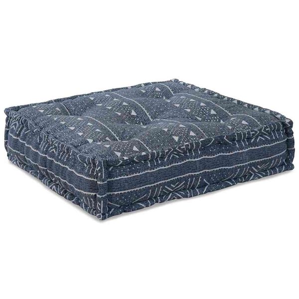 vidaXL Modulair bank Indigo Print 70 x 70 x 36 cm Stof