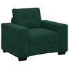 vidaXL Sofastoel Donkergroen 100x78x80 cm Fluweel