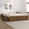 vidaXL Bedframe met lades honingbruin 120x200 cm