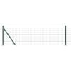 vidaXL Euro-hek met betonnen voetstuk 50 x 0,4 m PVC-Coated Staal Mesh