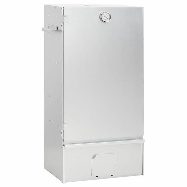 vidaXL BBQ-rookoven met houtsnippers 44,5x29x83 cm staal