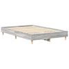 vidaXL Bedframe zonder matras 120x200 cm spaanplaat grijs sonoma
