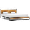 vidaXL Bedframe metaal 140x200 cm