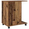 vidaXL Printerstand met lade Oudhout 60 x 40 x 68.5 cm Bewerkt hout