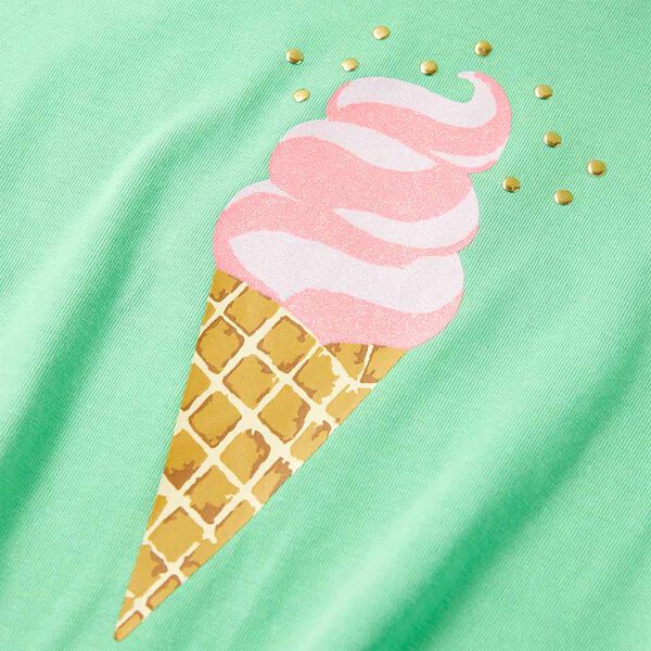 Kindershirt 128 lichtgroen