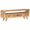 vidaXL Tv-meubel 117x30x41 cm massief ruw mangohout