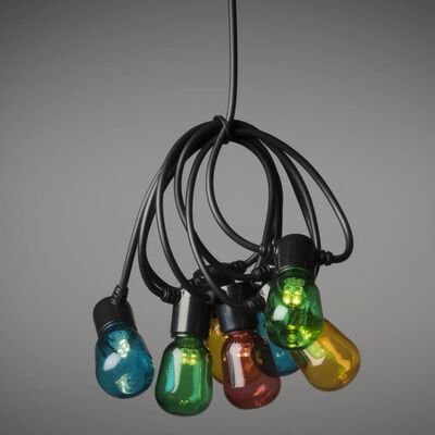 KONSTSMIDE Feestverlichting met 40 transparante lampen meerkleurig