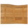 vidaXL Tafelblad met natuurlijke rand 90x60x2,5 cm massief mangohout