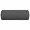 vidaXL Bolster Kussens 2 stuks Donkergrijs Ø 25 x 70 cm Cordstof