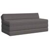 vidaXL Vouwbare Bankbed Lichtgrijs 120 x 60 x 49 cm Stof