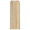 vidaXL Paraplu Standaard Sonoma Eiken 40 x 20 x 55,5 cm Bewerkt hout