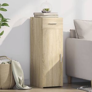 vidaXL Dressoir 30x42,5x93 cm bewerkt hout sonoma eikenkleurig