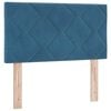 vidaXL Hoofdbord Donkerblauw 80 cm Fluweel
