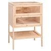 vidaXL Hamsterkooi 55x40x80 cm massief vurenhout