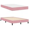 vidaXL Boxspringbed met matras Roze 120 x 200 cm Stof